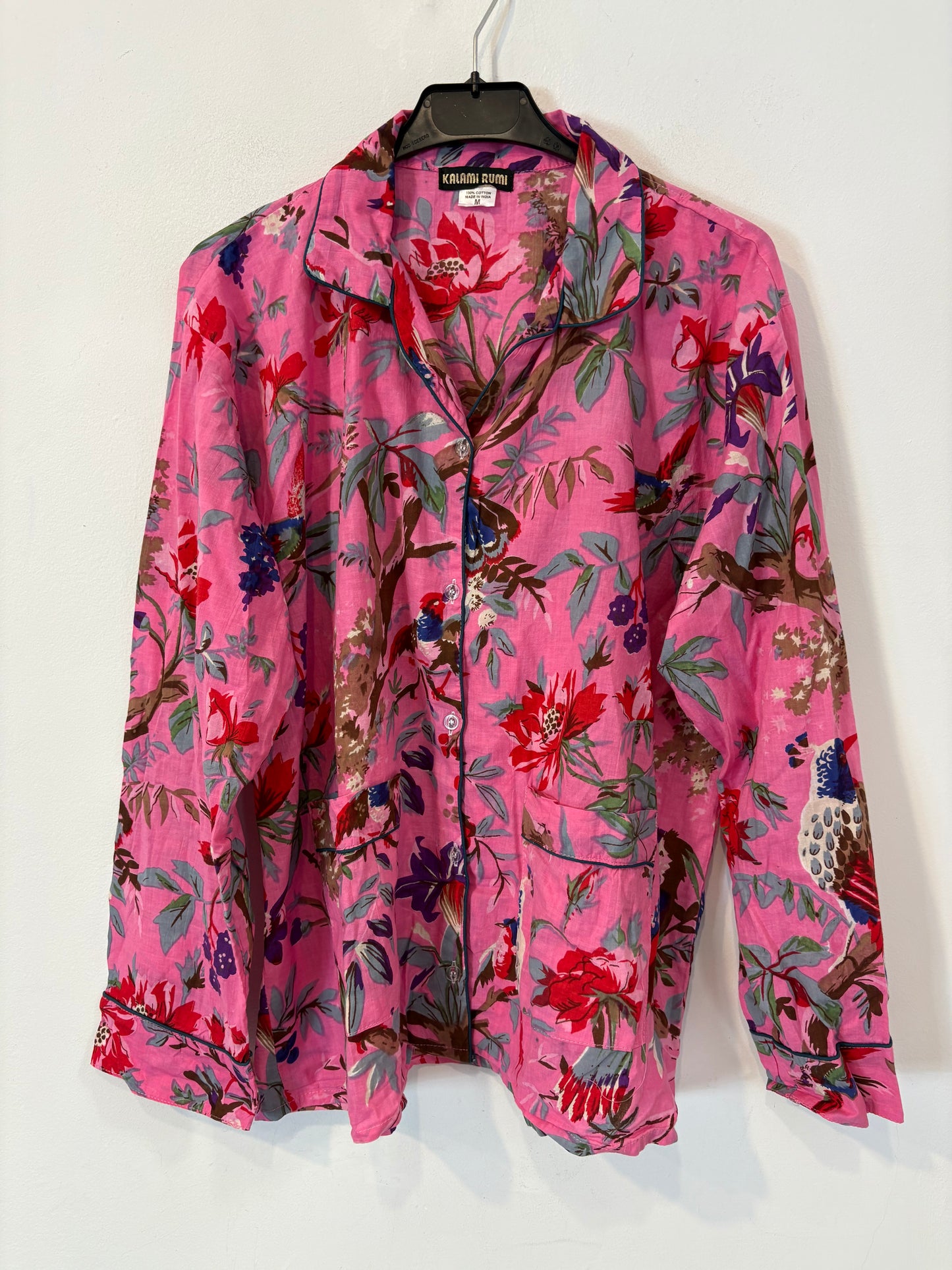 Conjunto algodón estampado floral