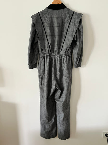 MARIETH. Mono gris cuadros