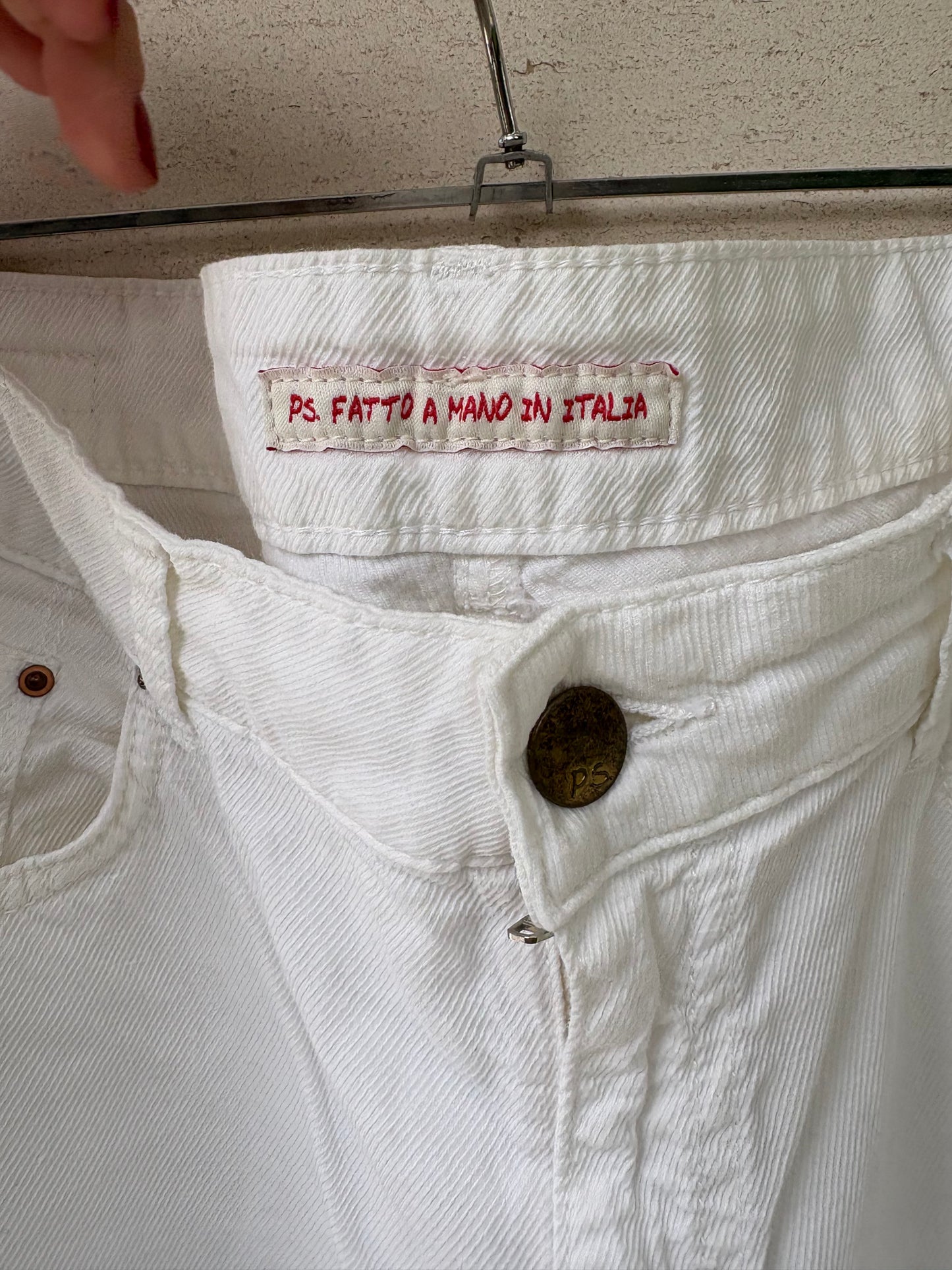 PS DONTFORGETME. Denim ligero pata ancha blanco