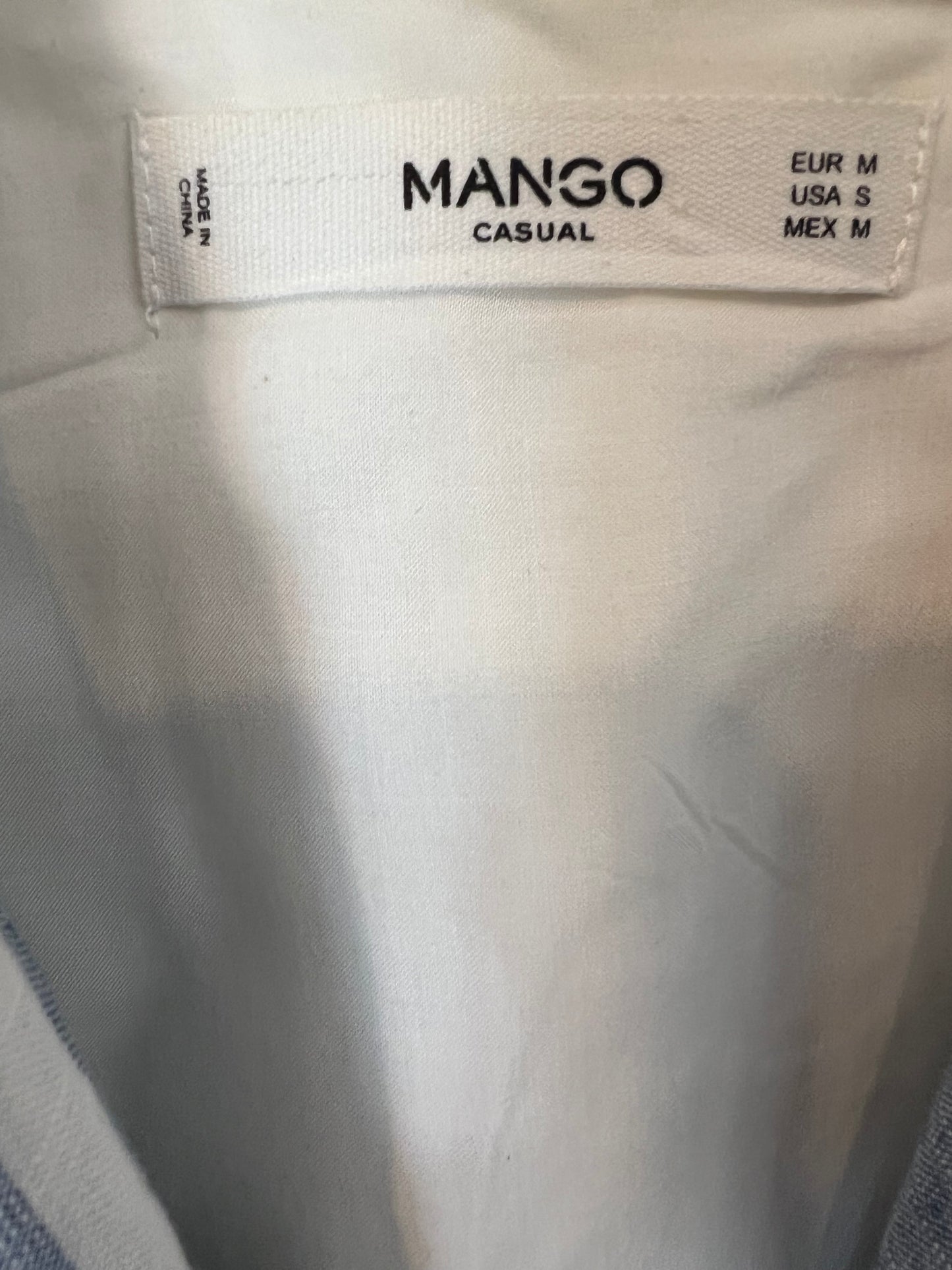 MANGO. Striped blazer with mix. TM