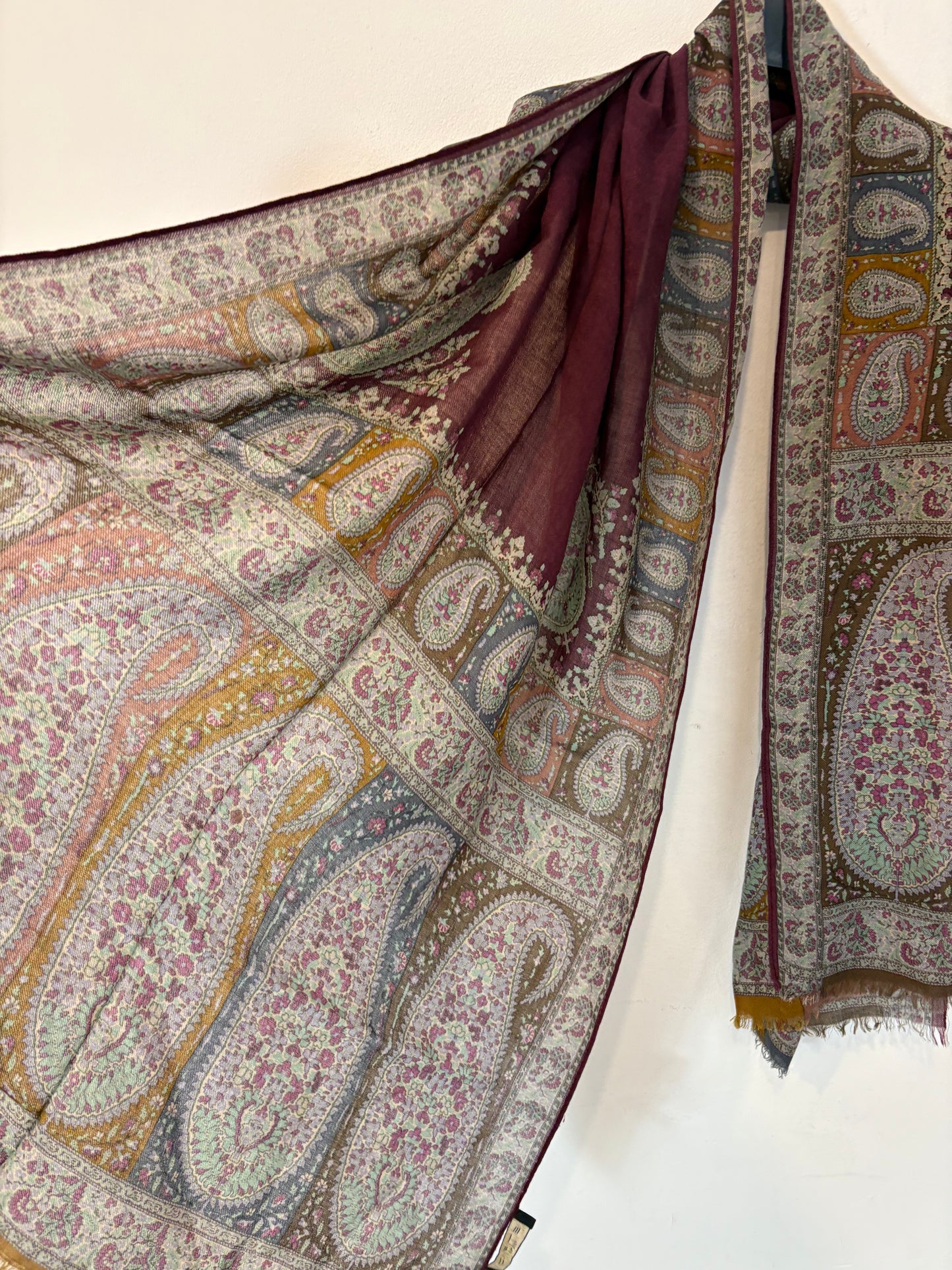 ETRO. Pañuelo estampado seda y lana