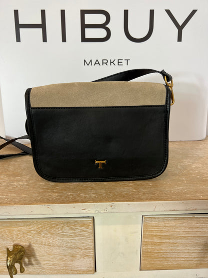 LATOUCHE. Bolso bicolor piel