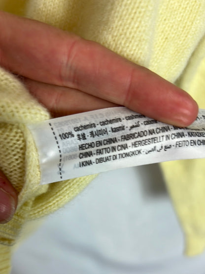 ZARA. Jersey amarillo cashmere . T S