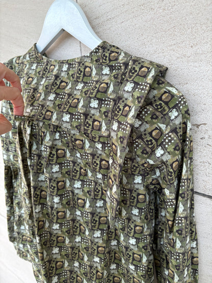 JOSEPHINE. Blusa estampada verdes
