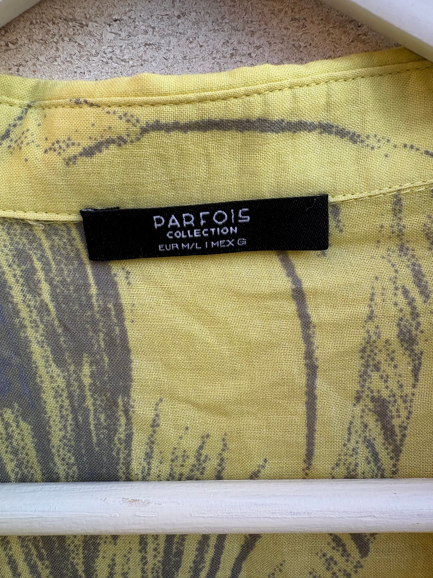 PARFOIS. Camisa lima estampada