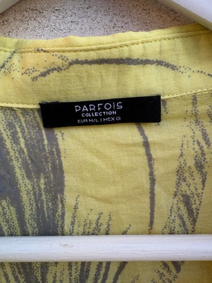 PARFOIS. Camisa lima estampada
