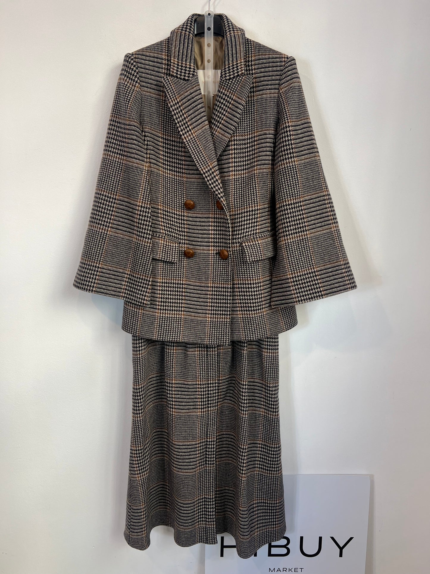 NOMADI DELUXE. Total look con lana pata de gallo. T XS