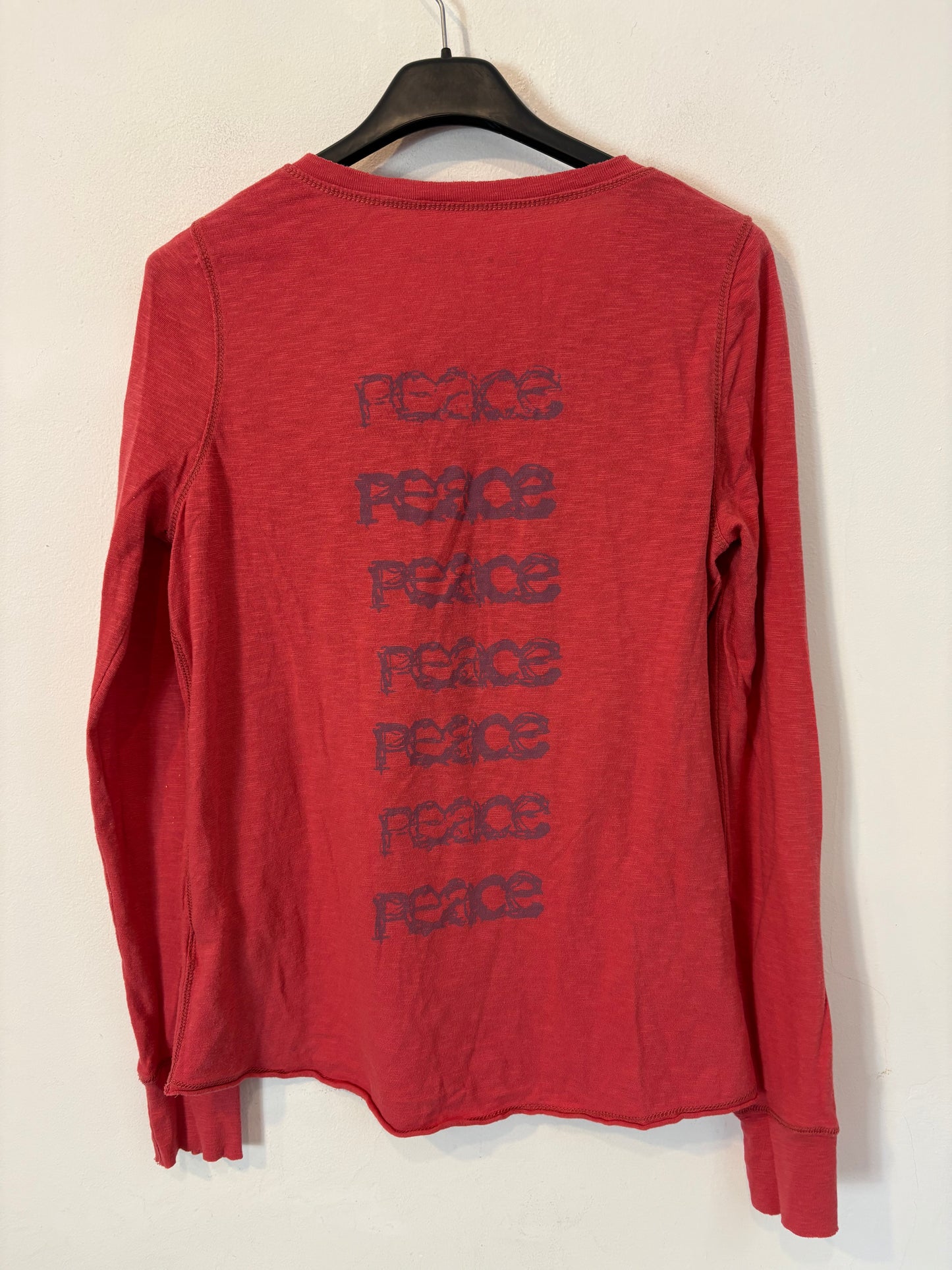 ZADIG & VOLTAIRE. Camiseta roja detalle espalda