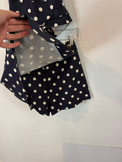 MAJE. Conjunto top y pantalón corto lunares
