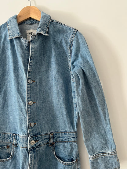 ZARA. Mono largo denim