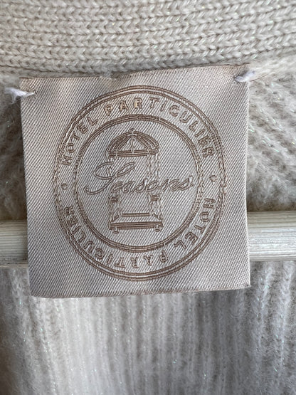 HOTEL PARTICULIER. Light beige cashmere cardigan. TS