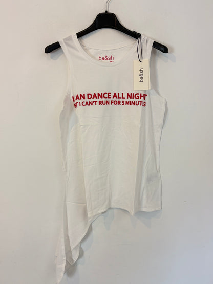 BA&SH. Camiseta blanca I CAN DANCE