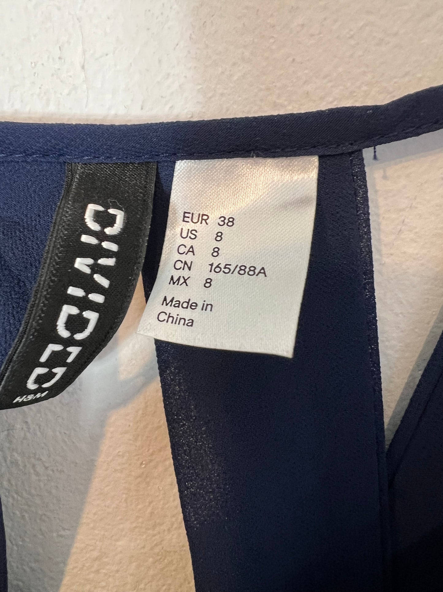 H&amp;M. Long blue dress size 38