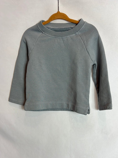 ANCAR. Basic light blue sweatshirt