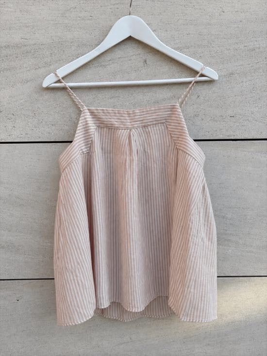 MANGO. Top fluido rayas