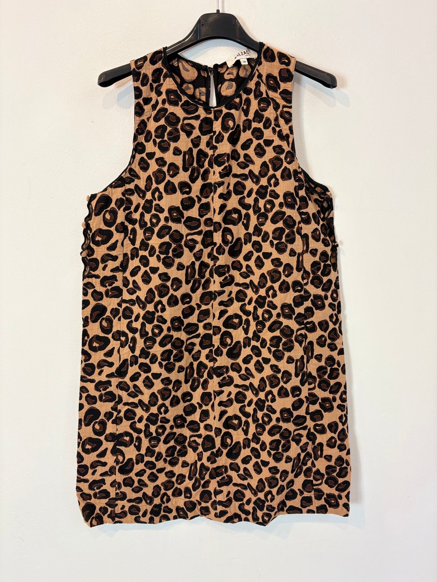 BALZAC. Short mini dress with slits. Size 38 (s)