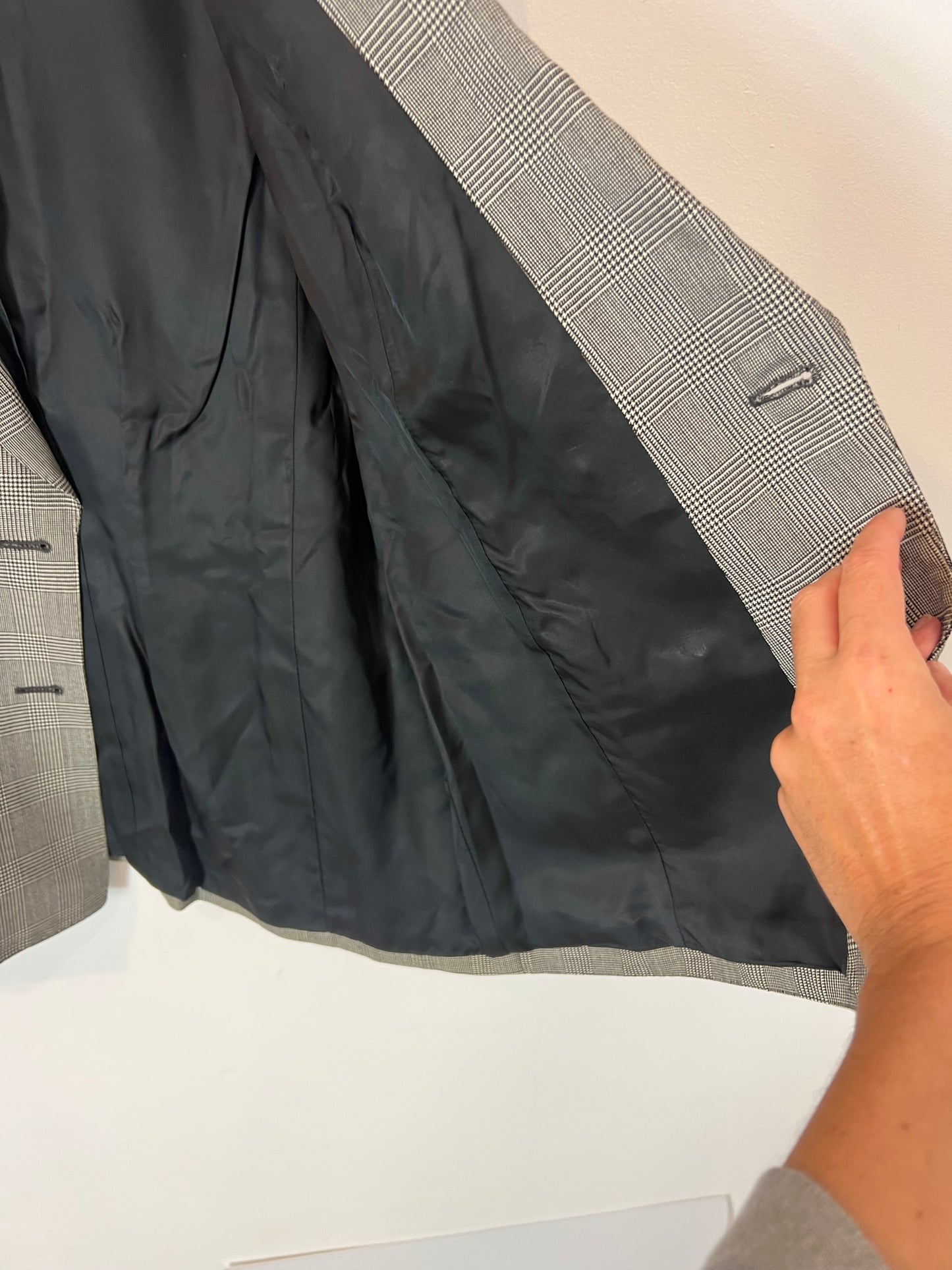 WINDSOR. Blazer lana pata de gallo. T 38