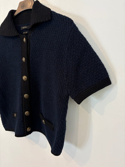 MASSIMO DUTTI. Total look falda y Cárdigan bicolor textura T.xs/s