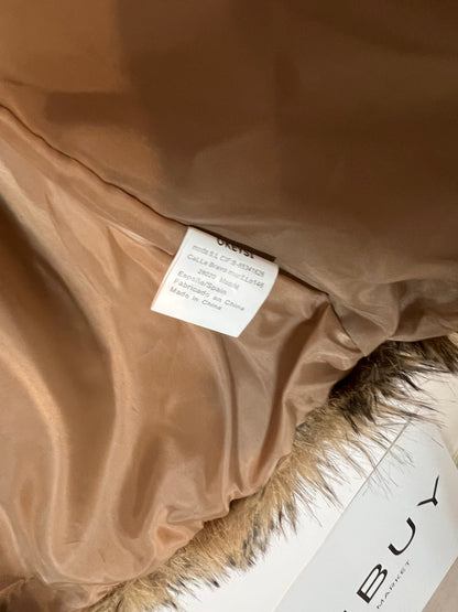 OKEYSI. Chaleco pelo marrón  T.l