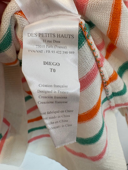 DES PETITS HAUTS. Jersey lino rayas