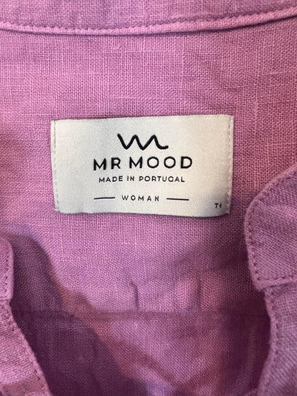 MR MOOD. Vestido malva lino  T.1(s)