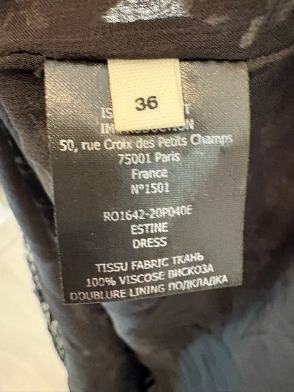ISABEL MARANT ÉTOILE. Vestido negro flores