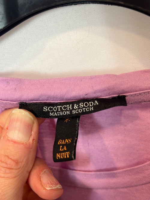 SCOTCH&SODA. Camiseta rosa T.s