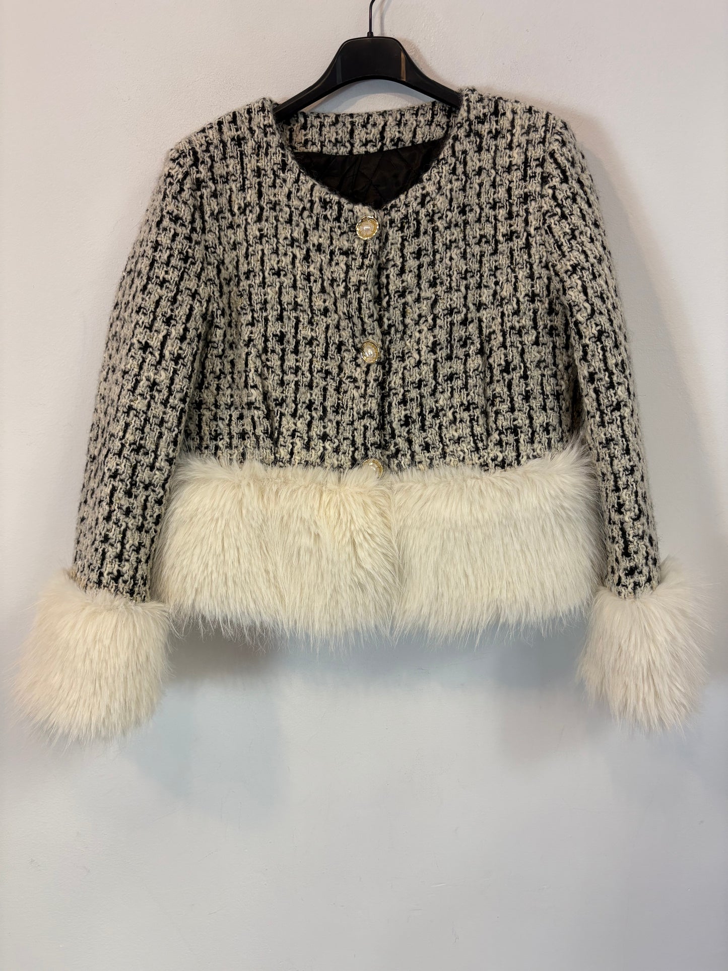 ZARA. Coral beaded jacket. TS