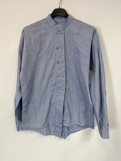 INTROPY. Blue double-breasted blouse. T s/m (Tare)