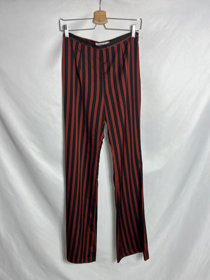 SOPHIE&amp;LUCIE. Striped satin total look. Size 36