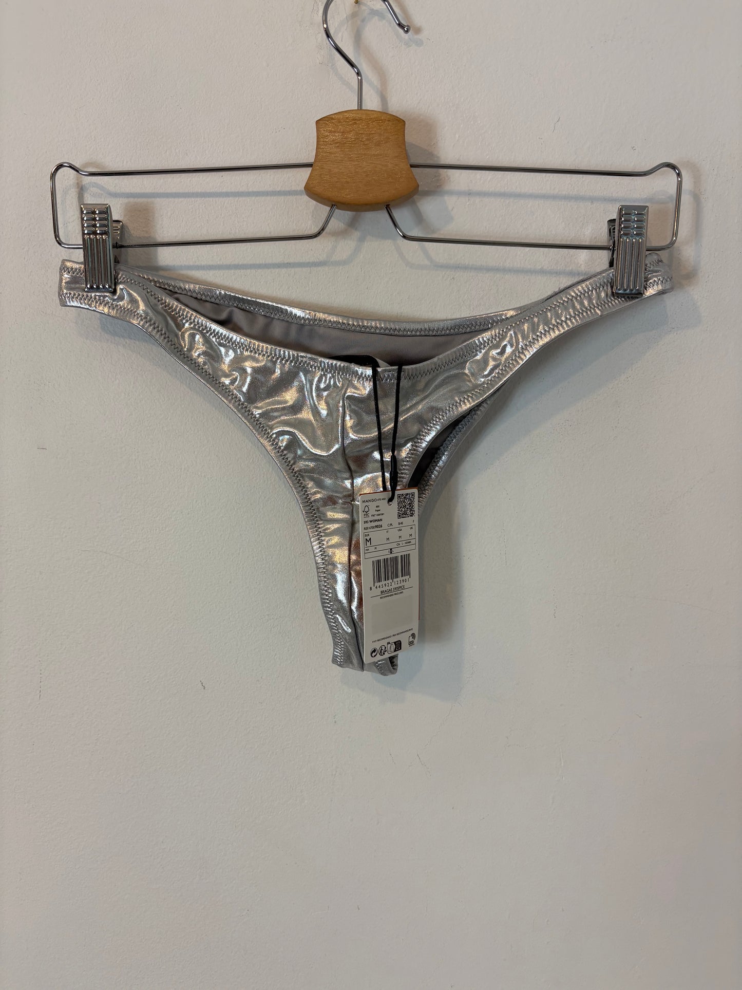 MANGO. Silver Brazilian bikini. TM