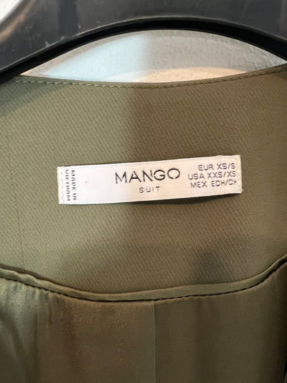 MANGO. Chaleco largo aberturas. T XS/S