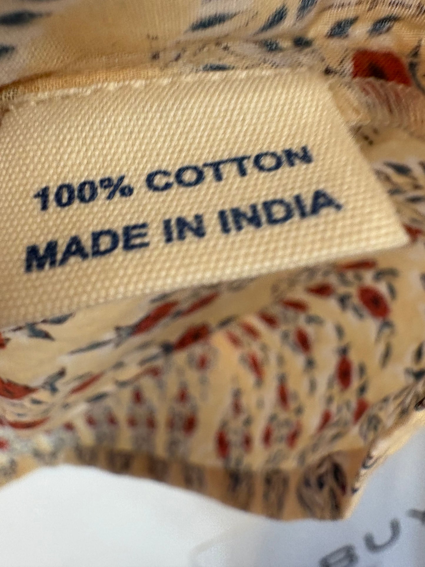 COLORES. Blusa algodón estampada. T S/M