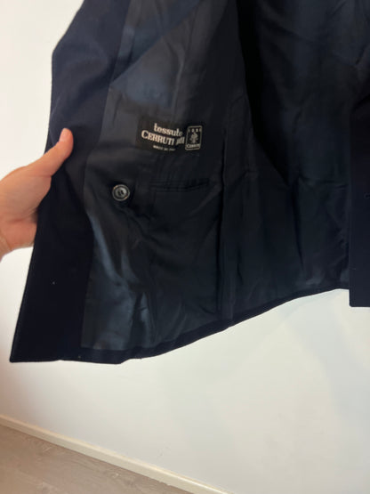 CERRUTI 1881. Navy blue wool blazer. T 38