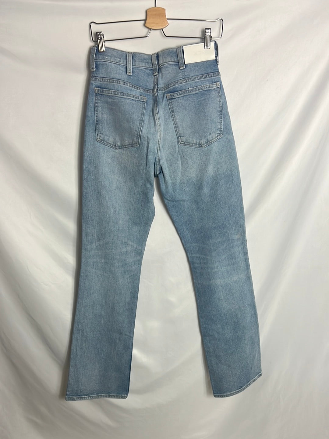 7 FOR ALL MAKIND. Denim rectos claros. T 27 (38)