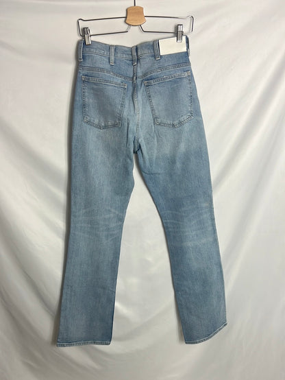 7 FOR ALL MAKIND. Denim rectos claros. T 27 (38)