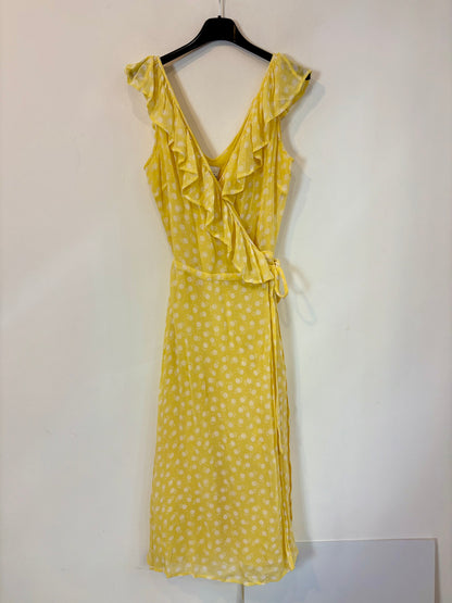 PETITE MENDIGOTE. Vestido midi lunares cruzado