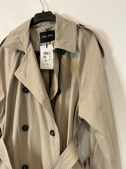 TINTORETTO. Gabardina larga beige