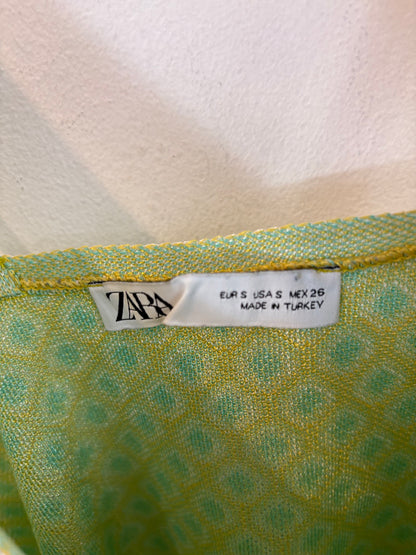 ZARA. Conjunto punto estampado geométrico