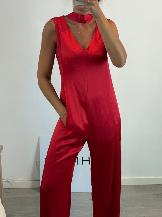 ANGEL SCHLESSER. Mono rojo T. M/l
