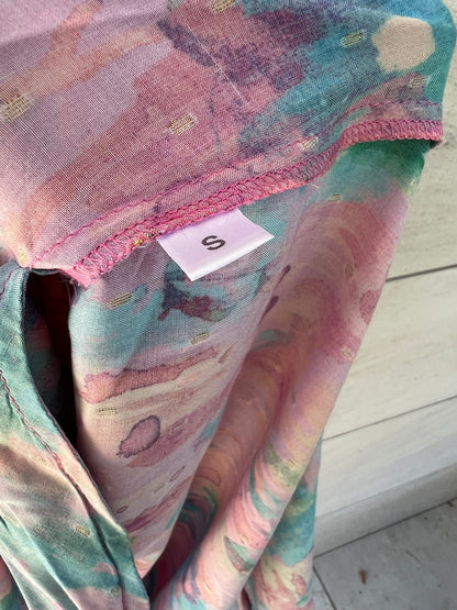 LAFOLIE. Vestido largo multicolor T.s