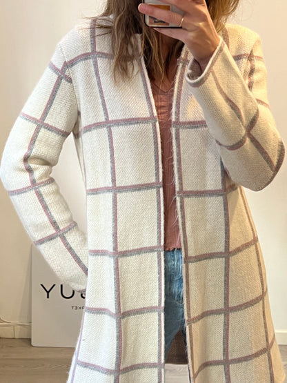 GALLERY. Chaqueta  punto cuadros. T L