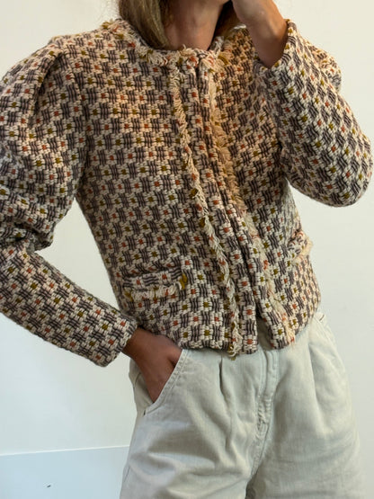 ISABEL MARANT. Chaqueta tweed multicolor
