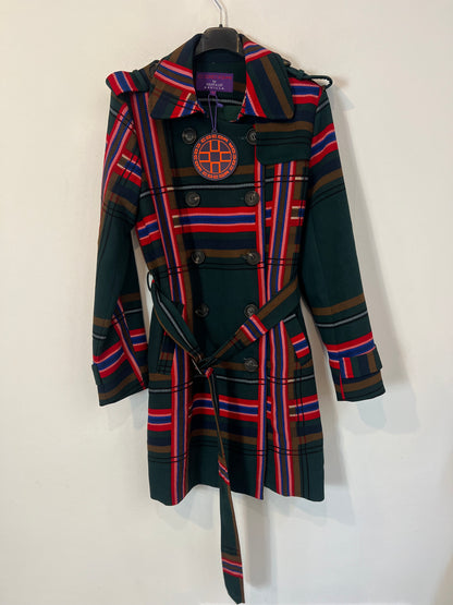 COCOA. Abrigo verde cuadros