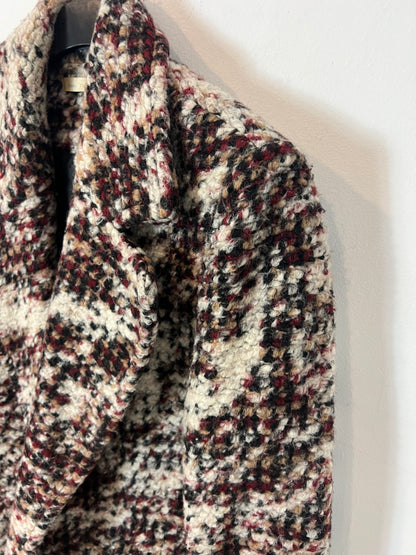 SEE U SOON. Abrigo lana jaspeado colores. T 2 (M)