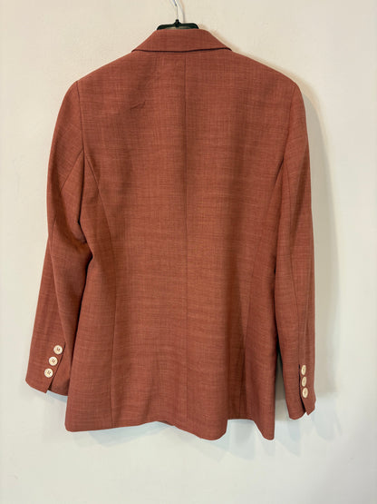 SEE U  SOON. Blazer rosa jaspeada