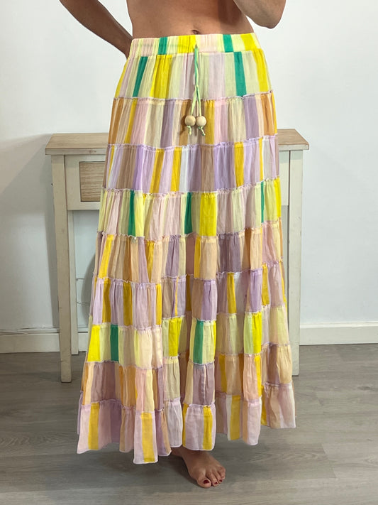 UMO. Long colorful skirt. YOU (s/m)