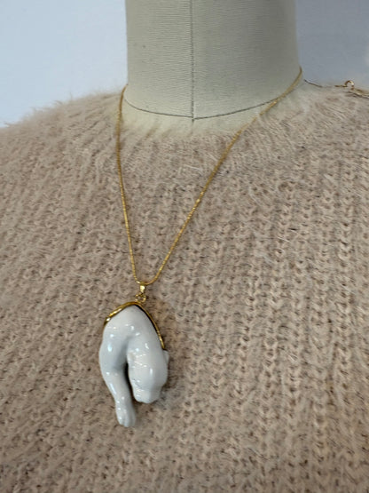 ANDRÉS GALLARDO. Gargantilla con diseño pantera