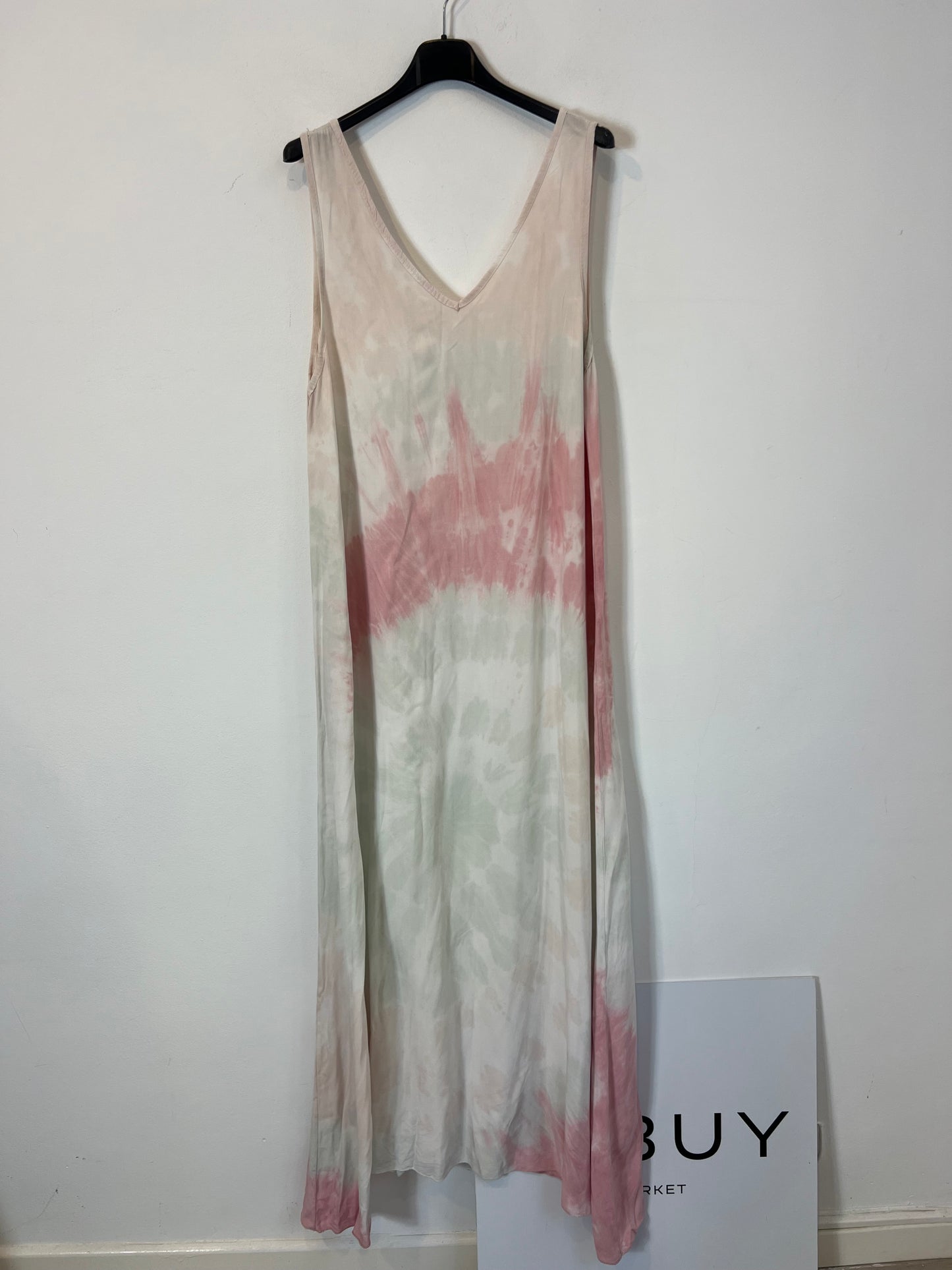 OTRAS. Vestido largo fluido tie dye. T M/L