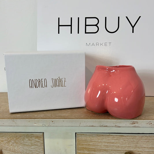 ANDREA SUAREZ. Miss Bum Bum Pink Vase